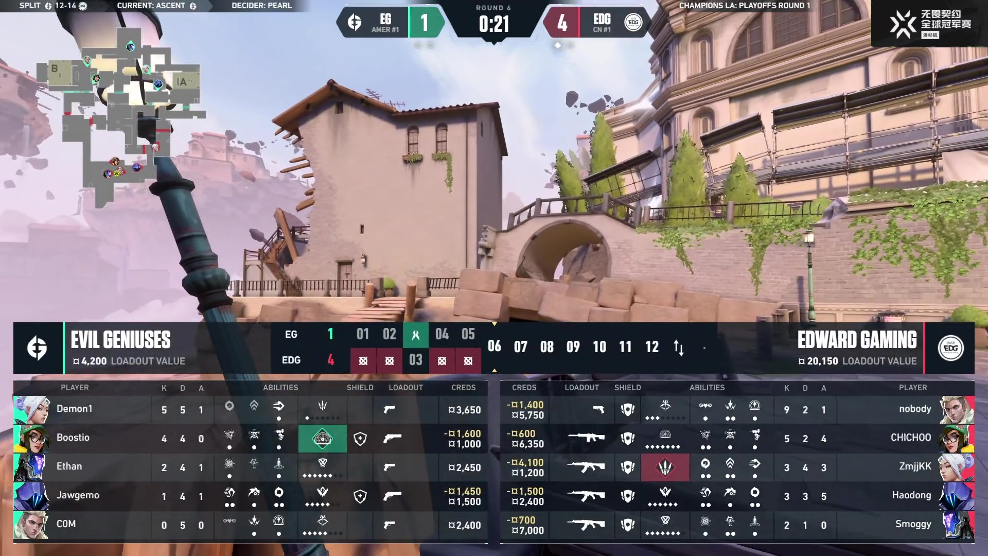 【2023-08-18 06点场】无畏契约赛事：直播丨 EDG vs EG bo3