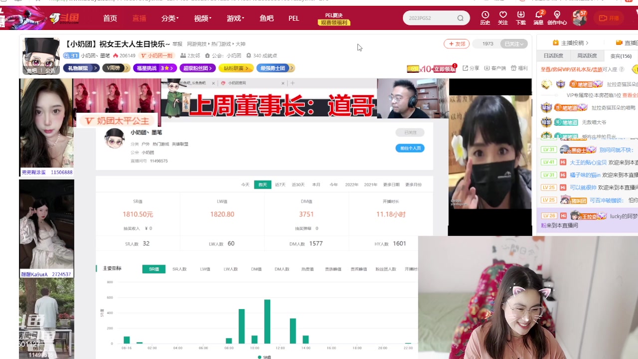 【2023-08-17 09点场】哦呦orz：【小奶团】有人吗~