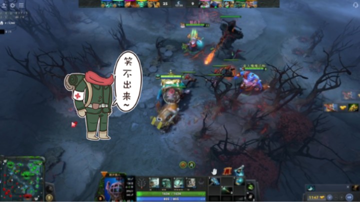 惨兮兮DOTA2三号位潮汐猎人败北