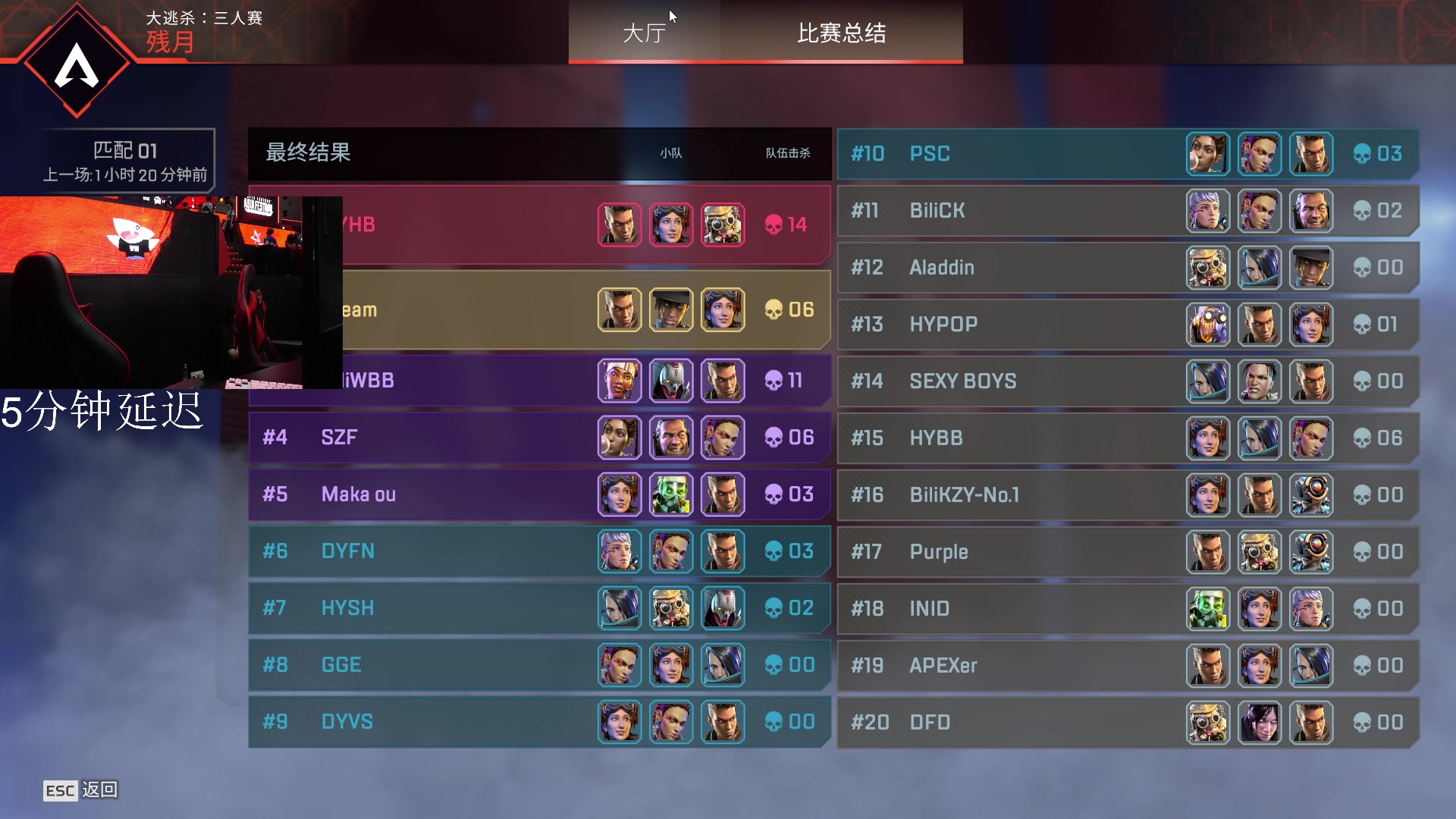 【2023-08-19 17点场】皮特174：Apex尖峰嘉年华