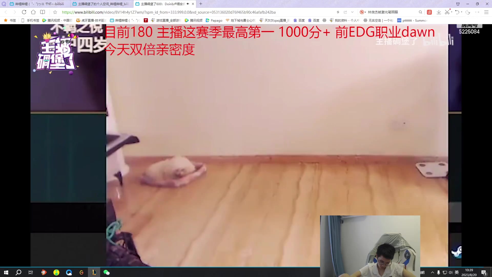 【2023-08-20 10点场】天灰灰qaq：斗鱼第一锐雯 峡谷冲第一