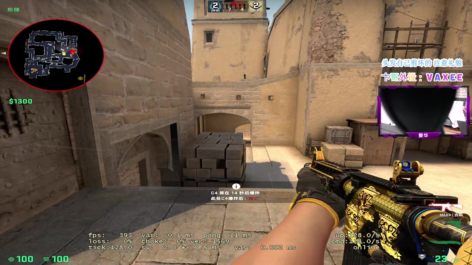【2023-08-24 13点场】CSGO百岁三：今天华哥晚上来 接着CSVA