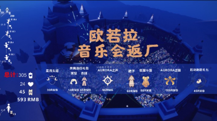光遇欧若拉返厂啦！可以邀请你们一起玩嘛？