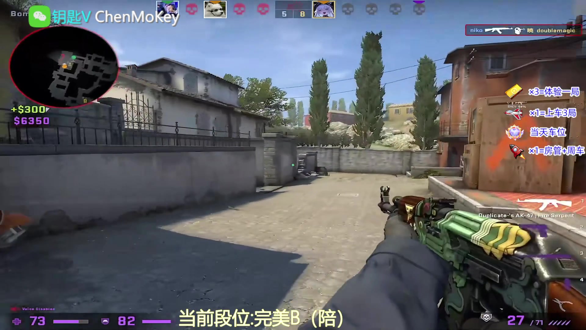 【2023-08-24 15点场】CSGO沉默男孩：【有车位】RENZHENCSGO
