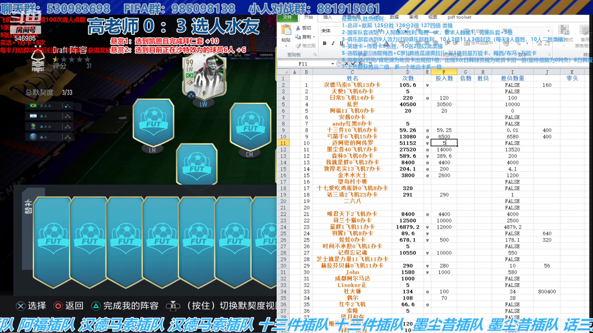 【2023-08-29 14点场】高老师爱足球：FIFA23征召选人，EA的卡池也太好了