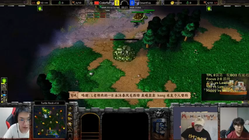 【TED出品】TPL 8强第一轮 彩色 vs Lawliet 正面硬上