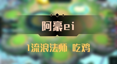 【阿豪ei】1流浪法师 吃鸡