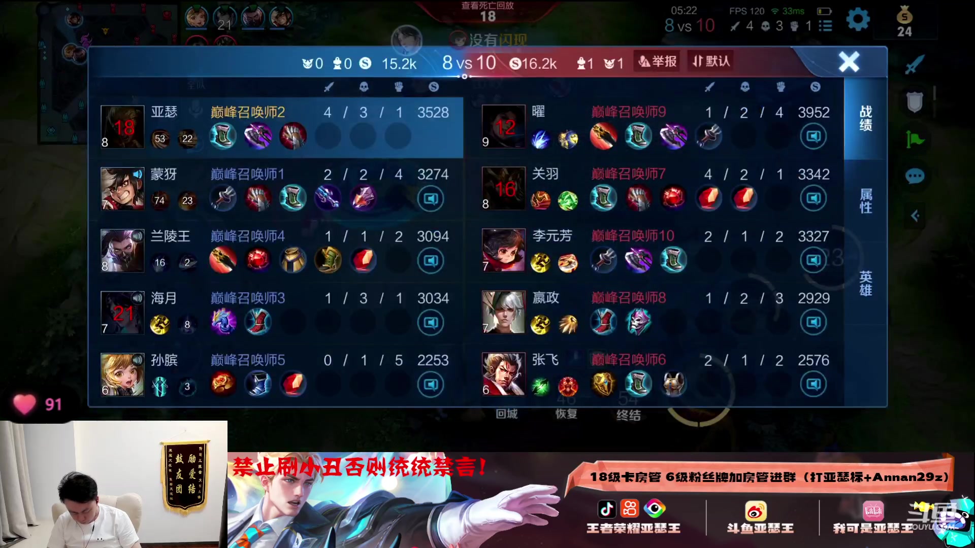 【2023-08-31 20点场】亚瑟王丶Z：只用亚瑟冲巅峰前十！2300分开冲！