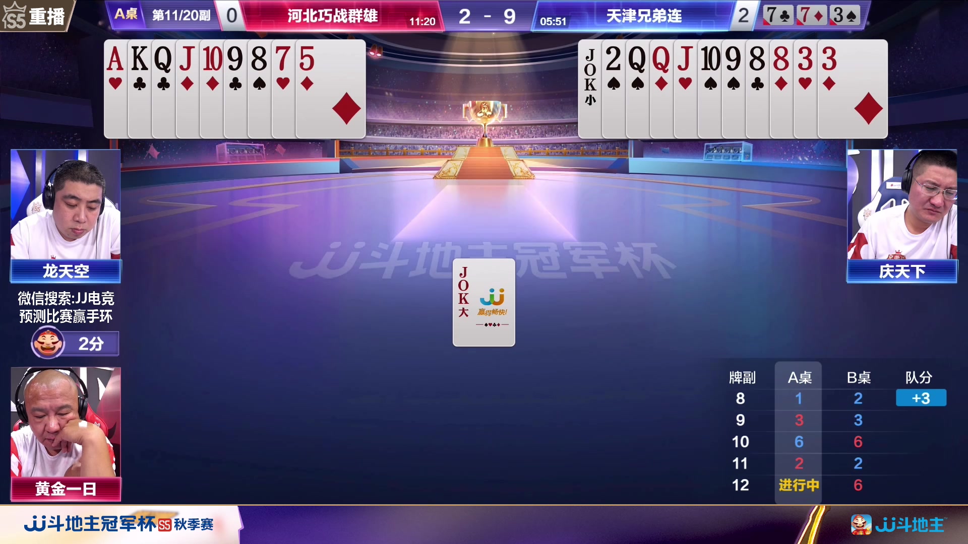 【2023-09-02 13点场】JJ斗地主官方：周六18点，东炸团VS湖南星火