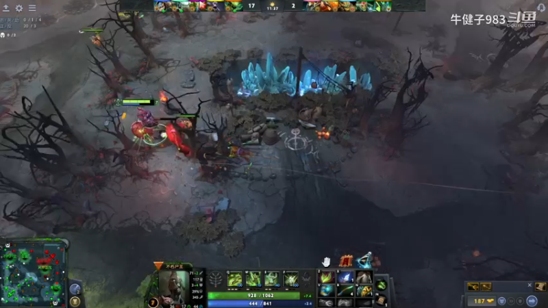 美滋滋dota2四号位不朽尸王躺赢