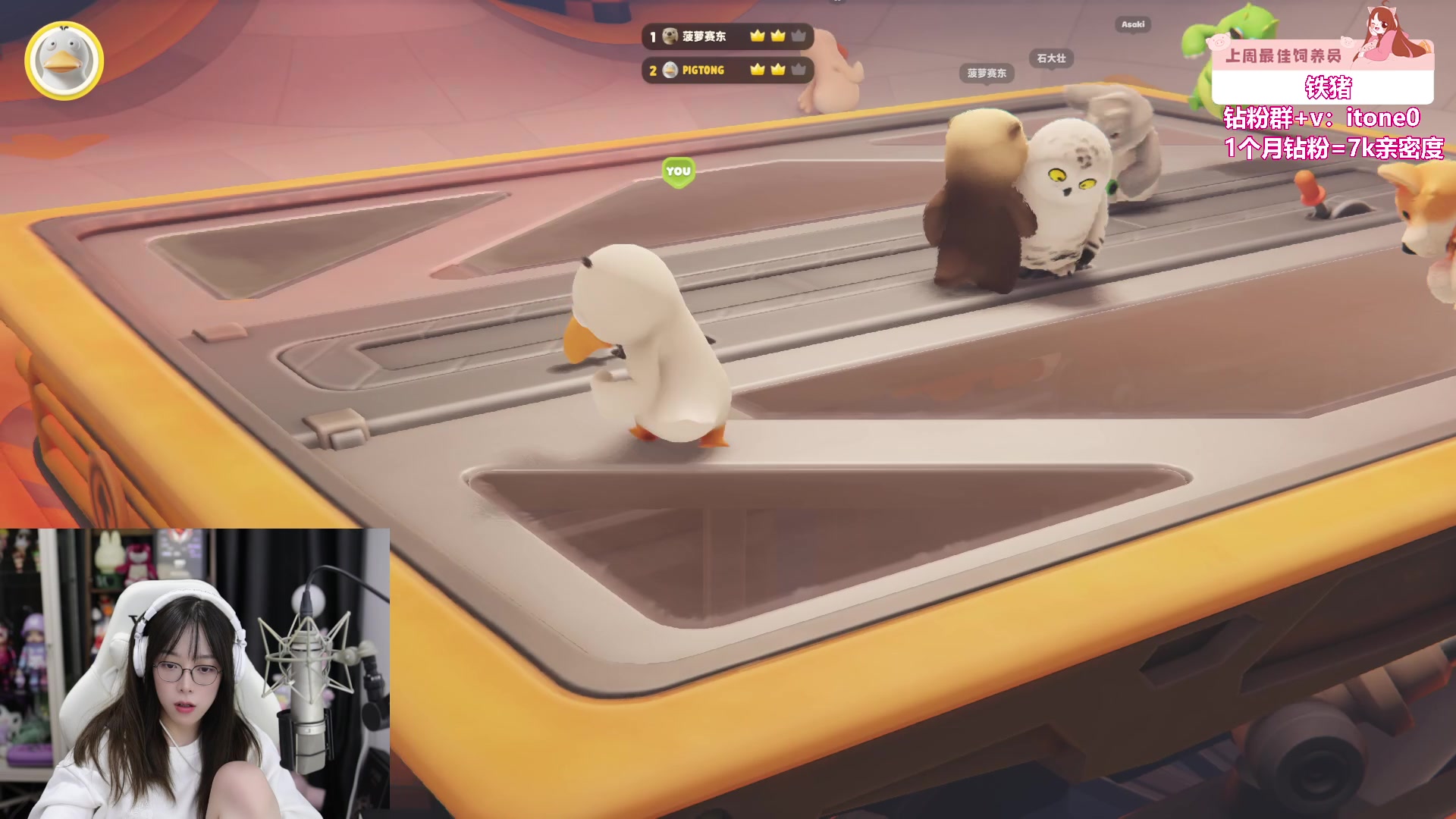 【2023-09-01 23点场】童猪啊i：黄金双倍）恭喜铁猪50级牌牌喽！