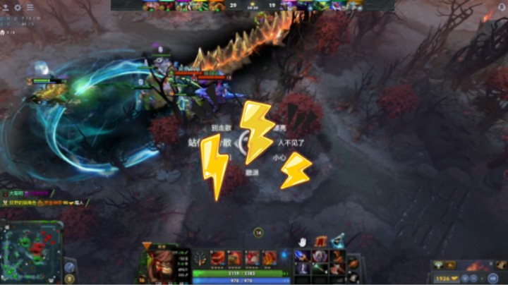 惨兮兮活久见dota2四号位屠夫帕吉稳稳的胜利败北，1美杜莎一姐太菜，2影魔出法系，后面完全0输出