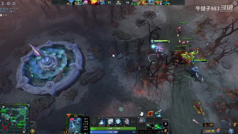 美滋滋dota2五号位巫妖躺赢
