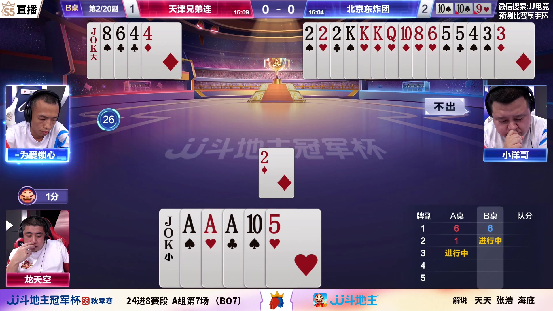 【2023-09-03 19点场】JJ斗地主官方：JJ斗地主冠军杯S5秋季赛