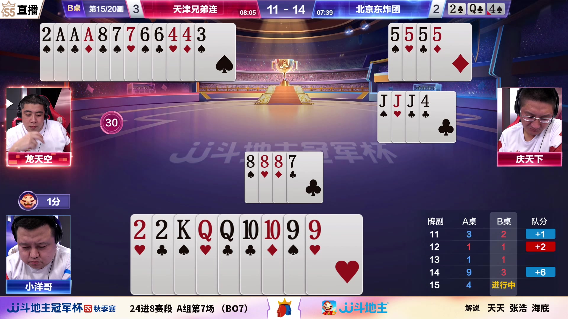 【2023-09-03 21点场】JJ斗地主官方：周二18点决战风云VS一针见血