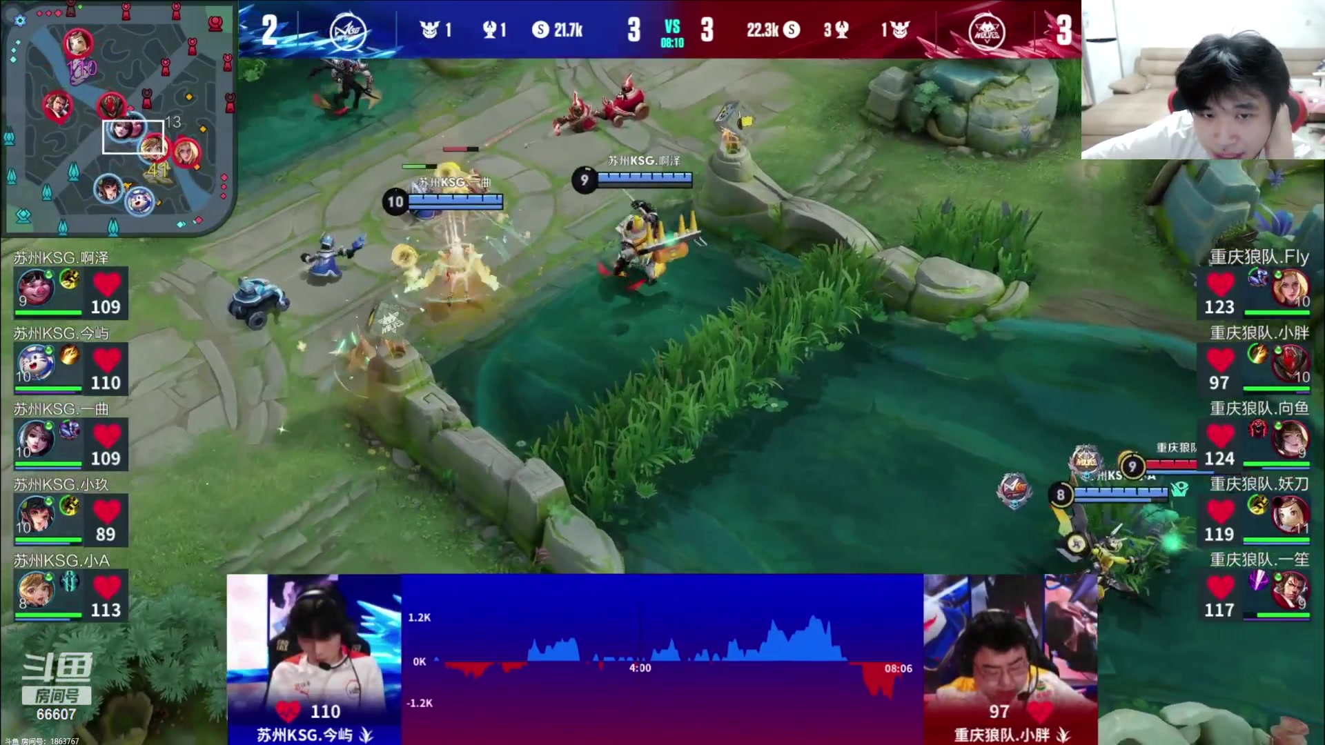 【2023-09-03 21点场】YTG丶落幕：苏州KSG VS 重庆狼队