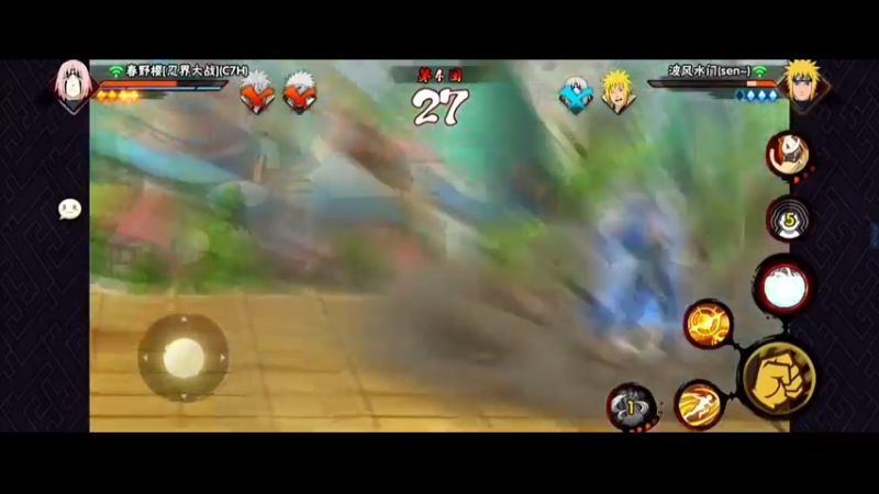 忍战小樱实战！大招可接技能，组合技伤害爆炸！