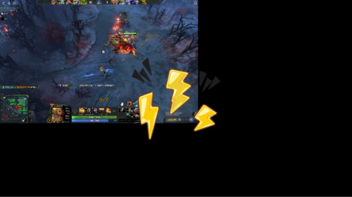 美滋滋dota2三号位蓝胖食人魔魔法师躺赢
