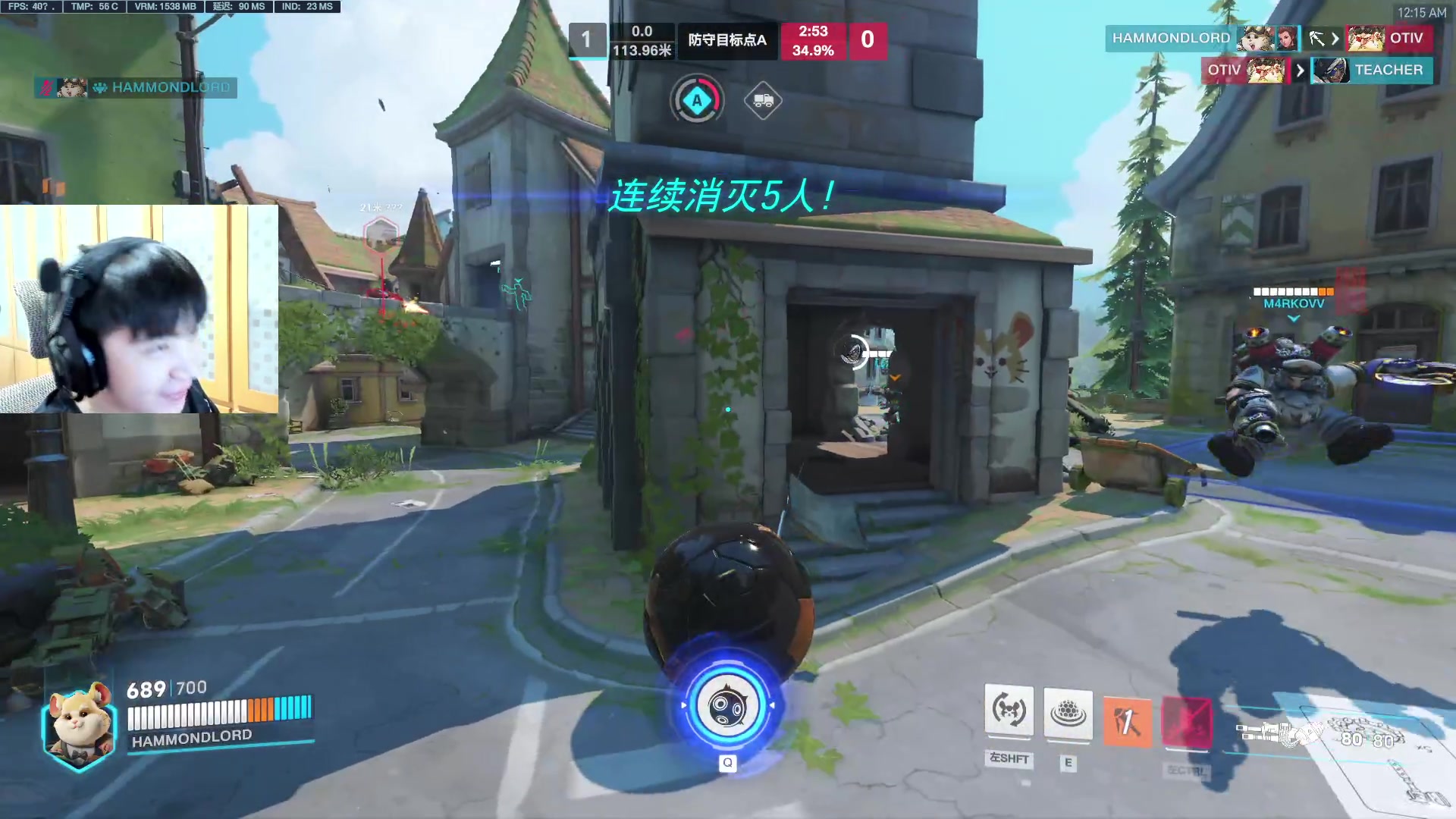 【2023-09-08 00点场】哈蒙德大人：最高亚服第1破坏球！