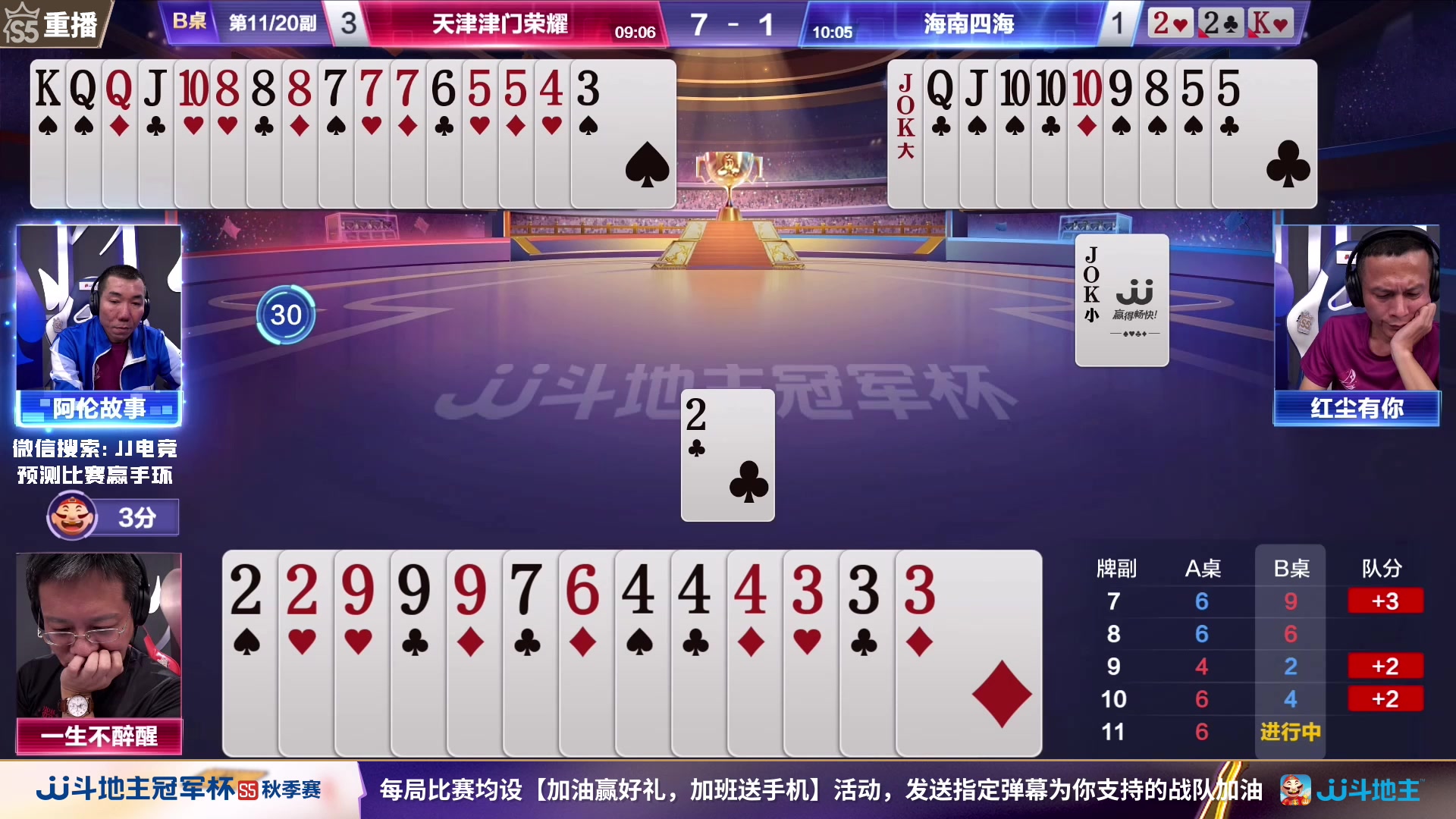 【2023-09-10 05点场】JJ斗地主官方：周日18点，一针见血VS浪人秦