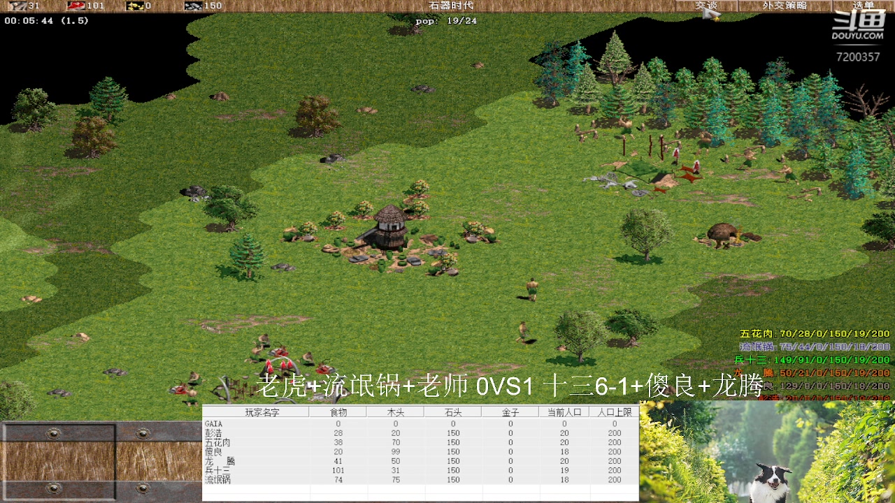 老虎+流氓锅+老师 0VS3 十三6-1+傻良+龙腾