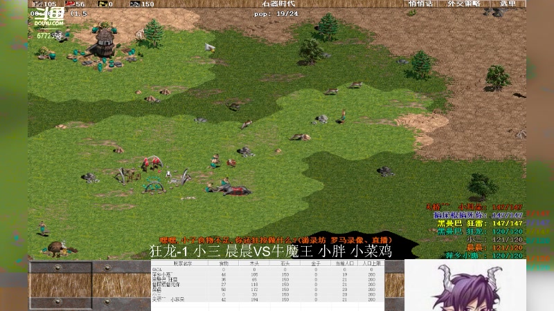 狂龙组3比1老牛组