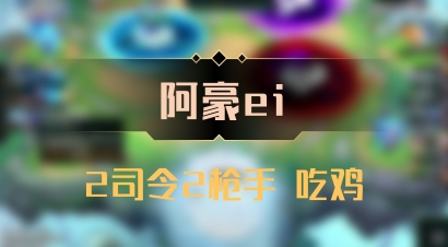 【阿豪ei】2司令2枪手 吃鸡