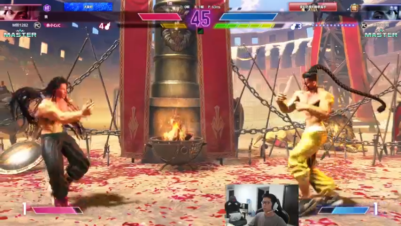 【2023-09-16 22点场】余小C真的很强：余小C：街霸6冲 M1450分