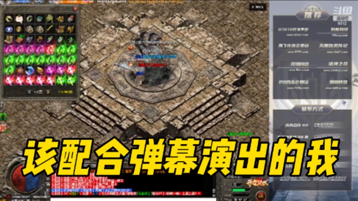 该配合弹幕演出的我