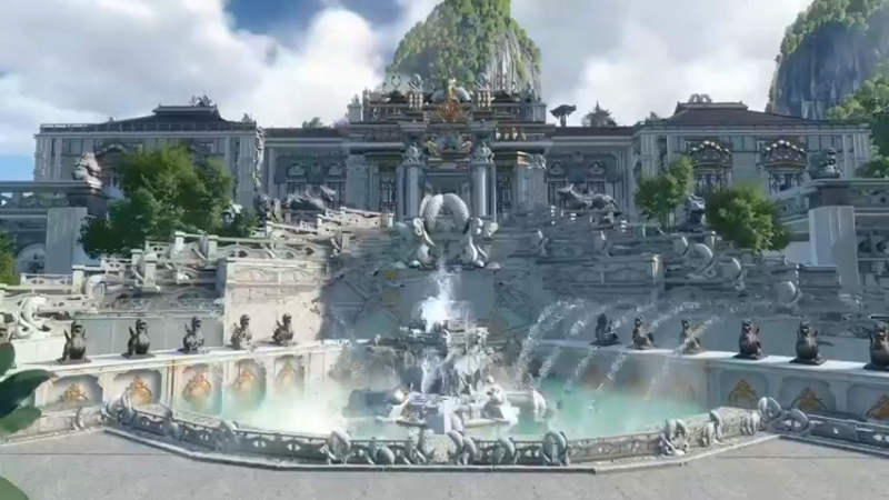 逆水寒手游 圆明园 海晏堂 逆水寒ol 逆水寒 逆水寒手游 逆水寒手游庄园 圆明园