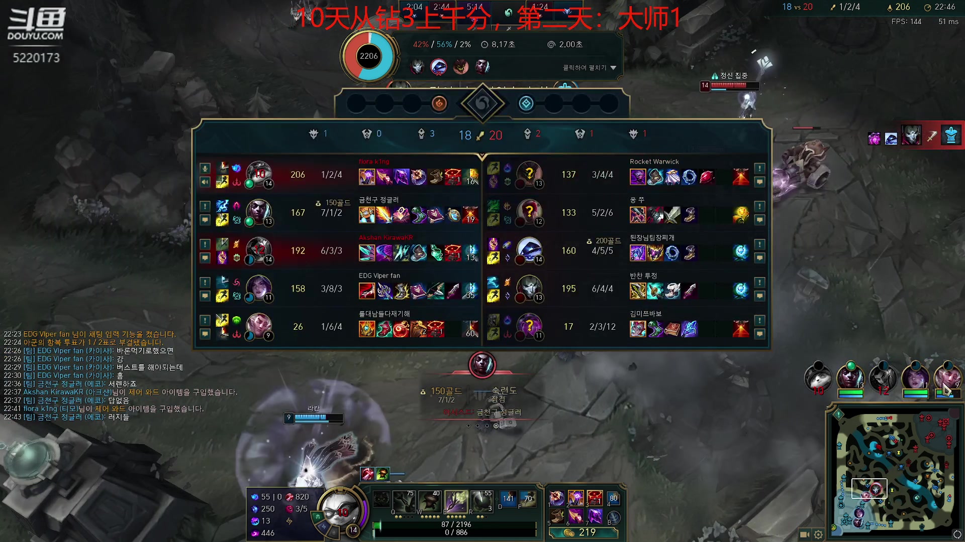 【2023-09-19 11点场】恶霸提莫：第一提莫！韩服10天上千分！