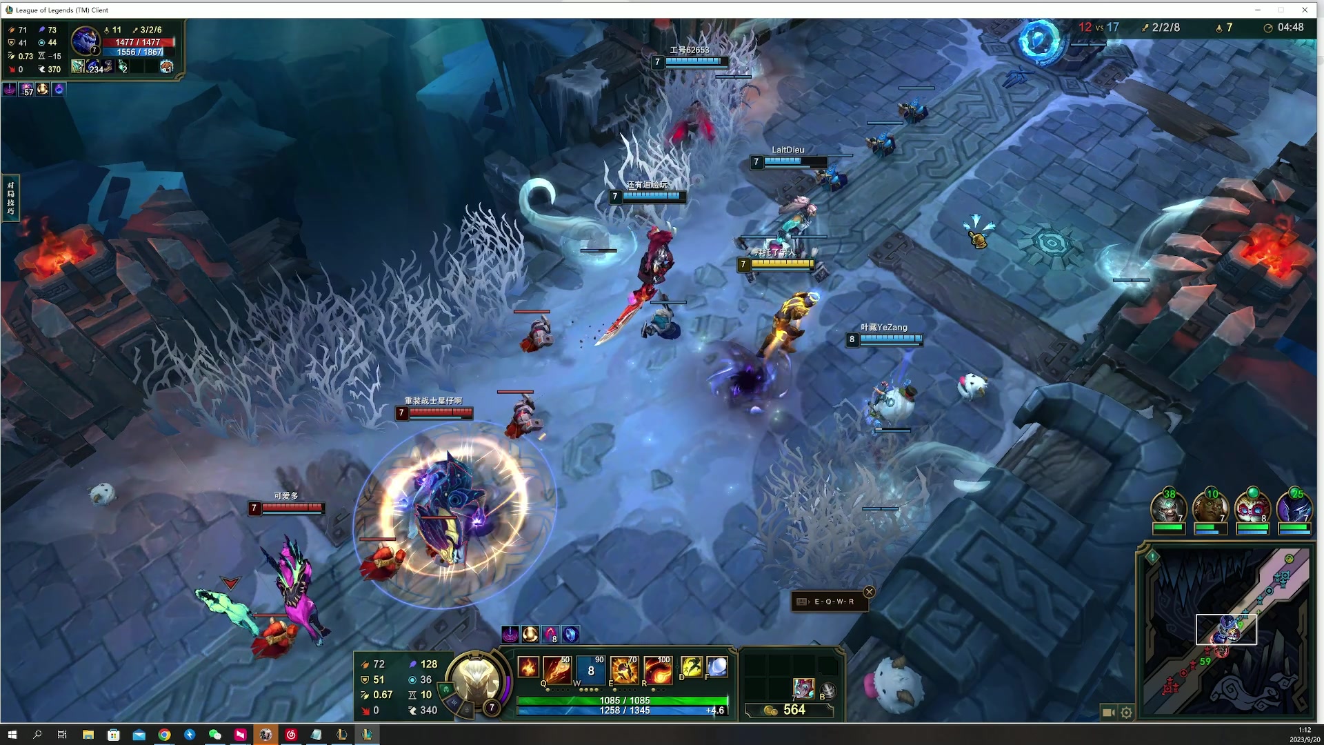 【2023-09-20 00点场】燕徊硯：【S7惊雷】隐一其随！