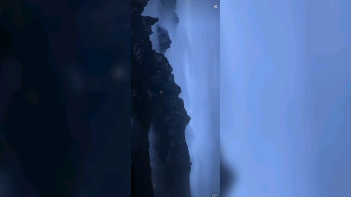 今天黄山日落水墨丹青