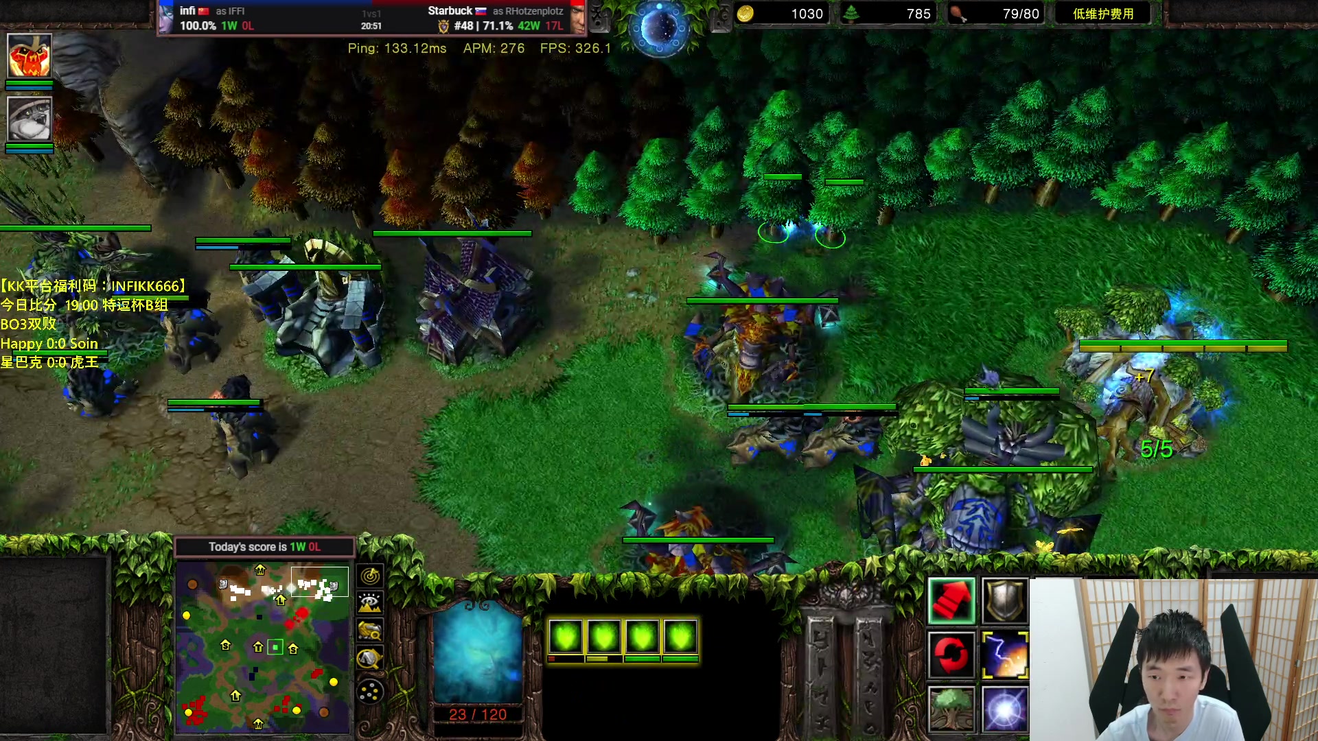 【2023-09-20 18点场】Infi小王：【直播】18:00开播特逗杯B组欧皇