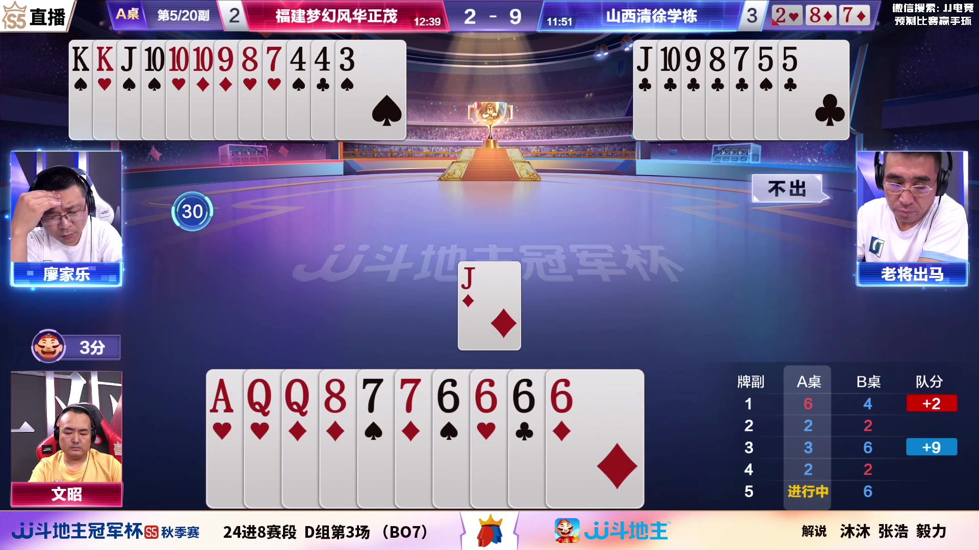 【2023-09-23 21点场】JJ斗地主官方：【观赛赢金条】斗地主秋季赛直播中