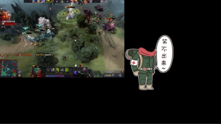 惨兮兮DOTA2三号位屠夫帕吉败北