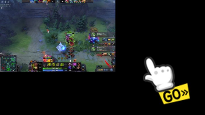 得意洋洋dota2中单屠夫帕吉mvp稳稳的胜利