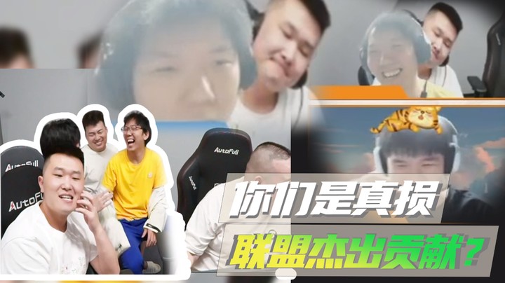 你们是真损，联盟杰出贡献？