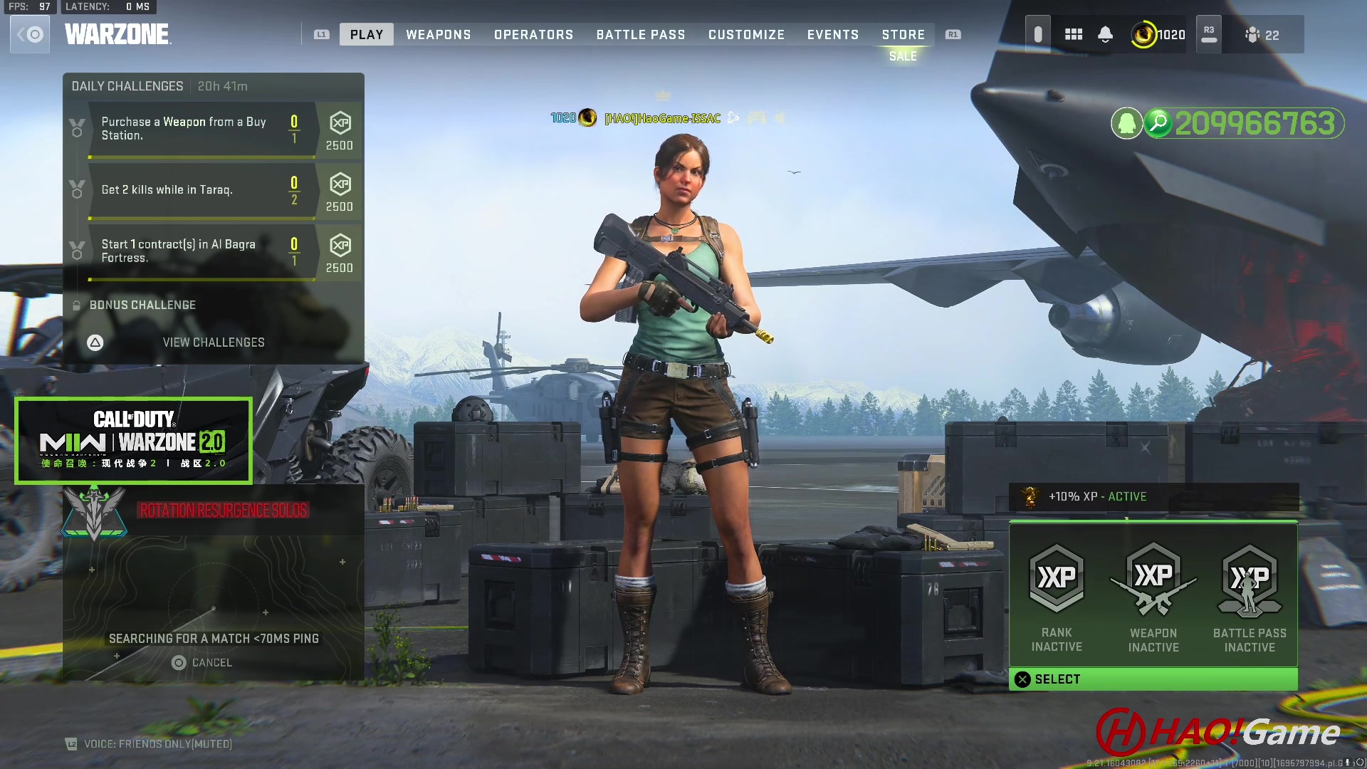 【2023-9-27 15点场】COD19：MWII x WARZONE