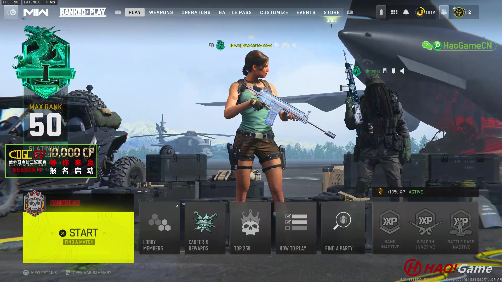 【2023-9-19 23点场】COD19：MWII - 排名对战