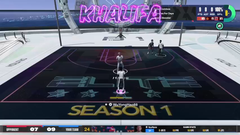 【2023-9-25 18点场】梓揚Khalifa:2K24 吃錢5v5