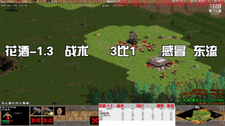 花酒-1.3   战术      3比1       感冒  东流