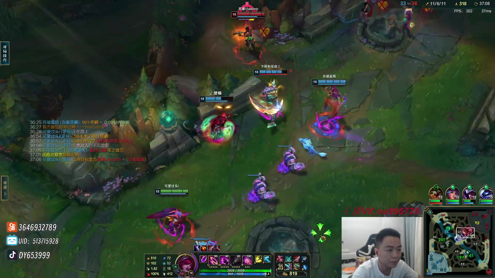 【2023-10-01 17点场】暗夜猎手光头强：第一vn：爆杀流