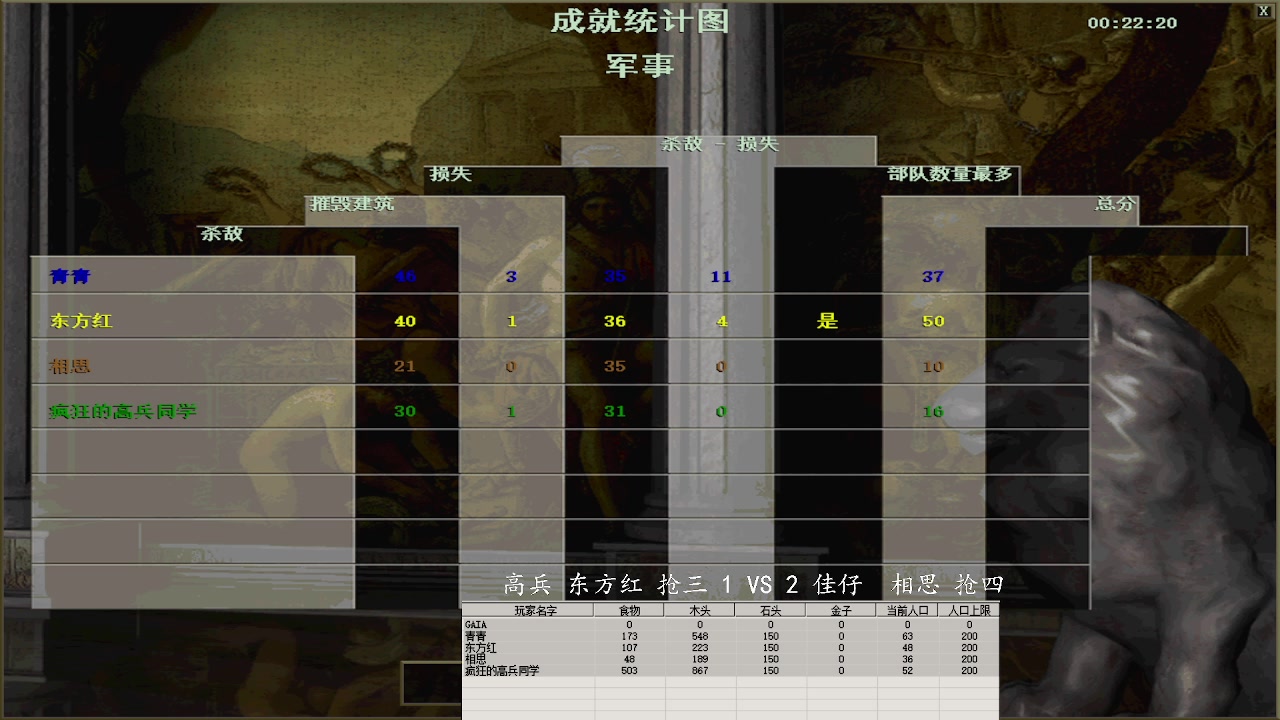 高兵 东方红 抢三 3 VS 2 佳仔  相思 抢四