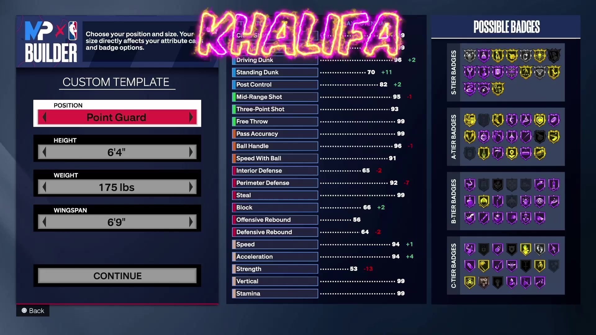 【2023-9-30 20点场】梓揚Khalifa:2K24 吃錢5v5