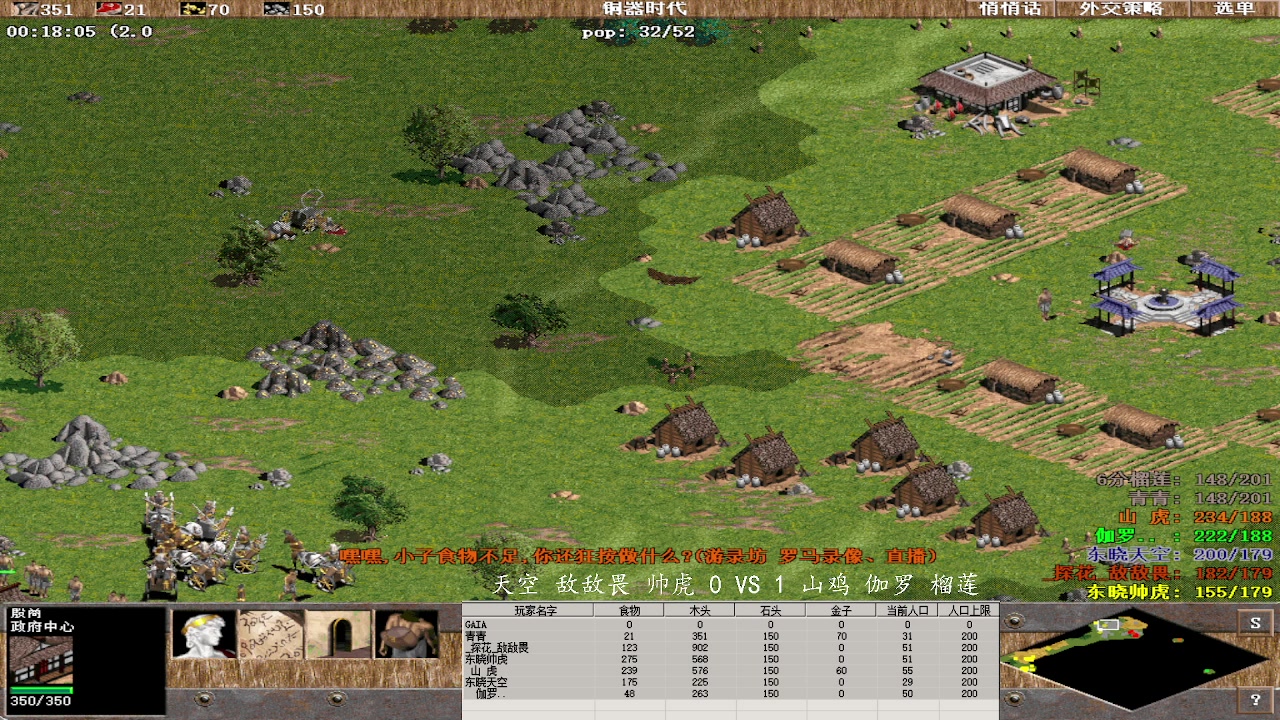 天空 敌敌畏 帅虎 2 VS 3 山鸡 伽罗 榴莲