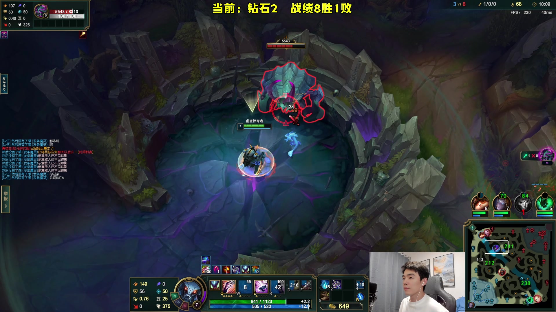 【2023-10-01 23点场】杰克螳螂：钻石大师局 输一把发1000