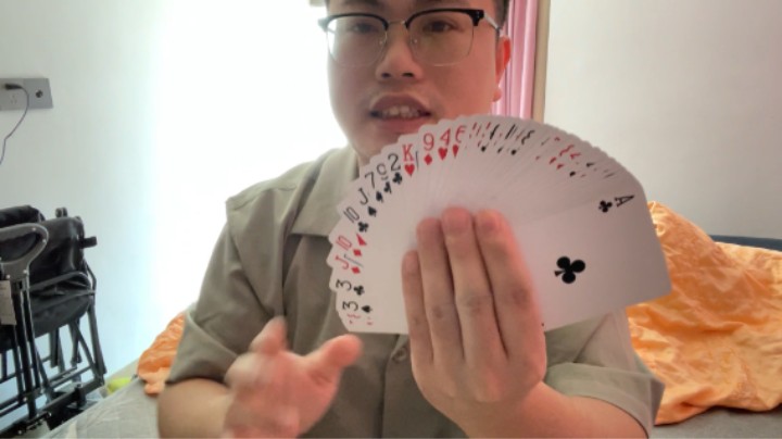 今天来点真功夫！变牌魔术教学！超人JAX生活记录123