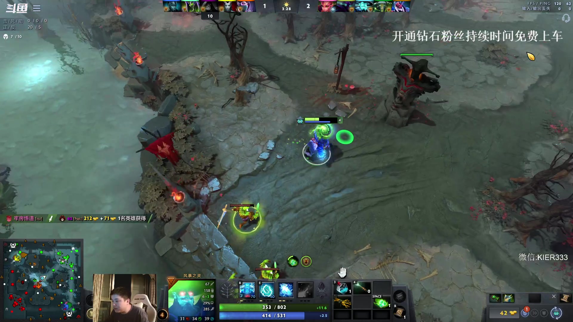 【2023-10-03 00点场】叶子长青K：长青派火猫 凶得批爆