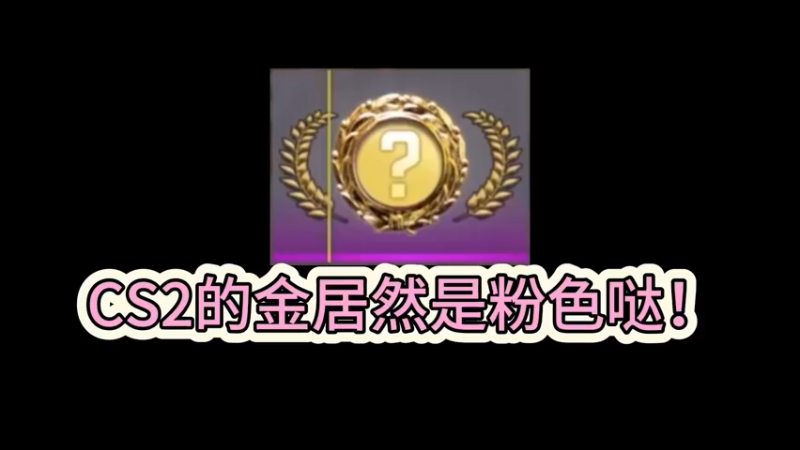 【小樱】cs2的金是粉色哒？